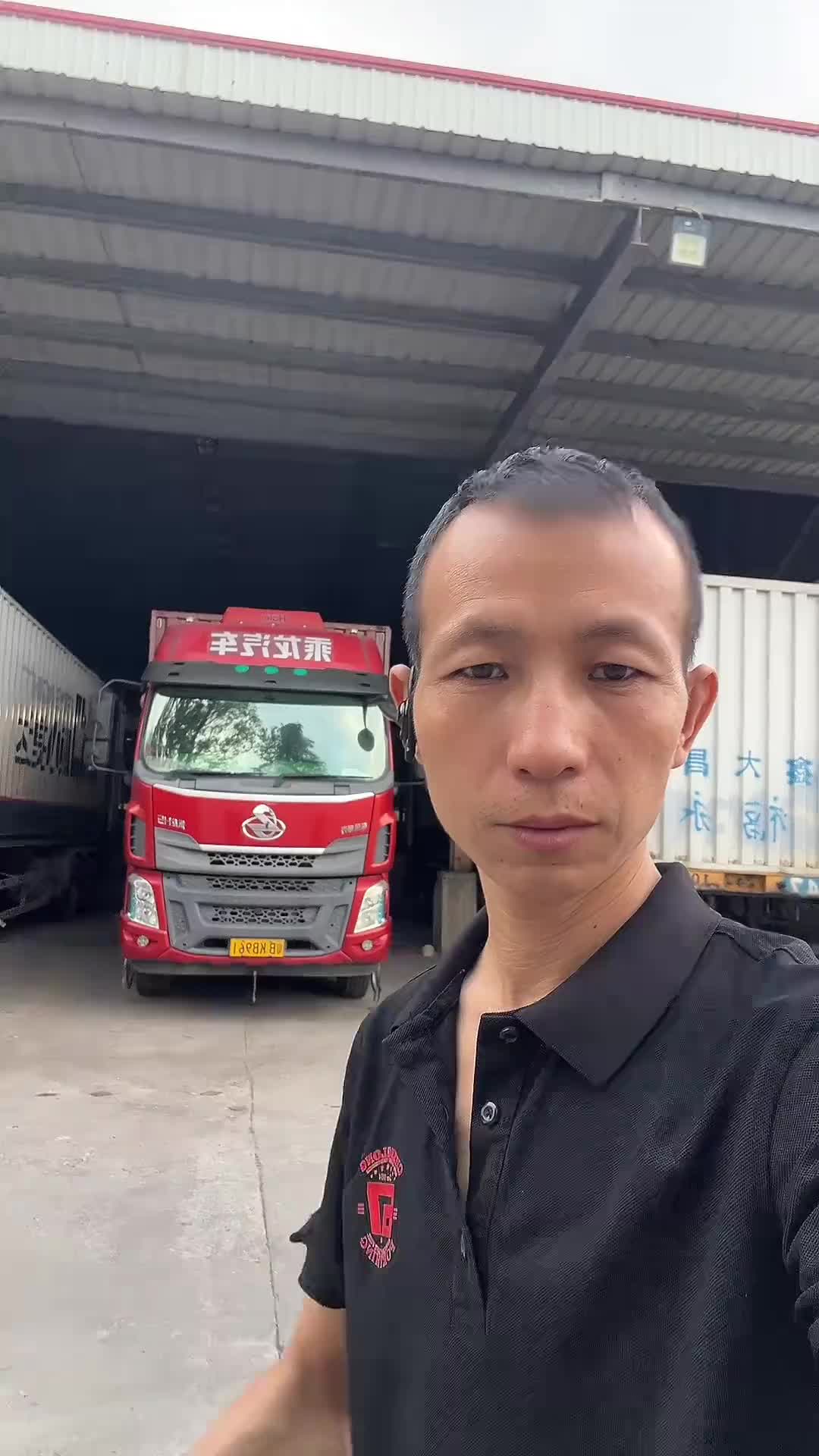 今日两单入账！明天台风来势汹汹，安全第一别乱跑！用抖音记录卡车生活 卡车司机 乘龙在手运输不愁