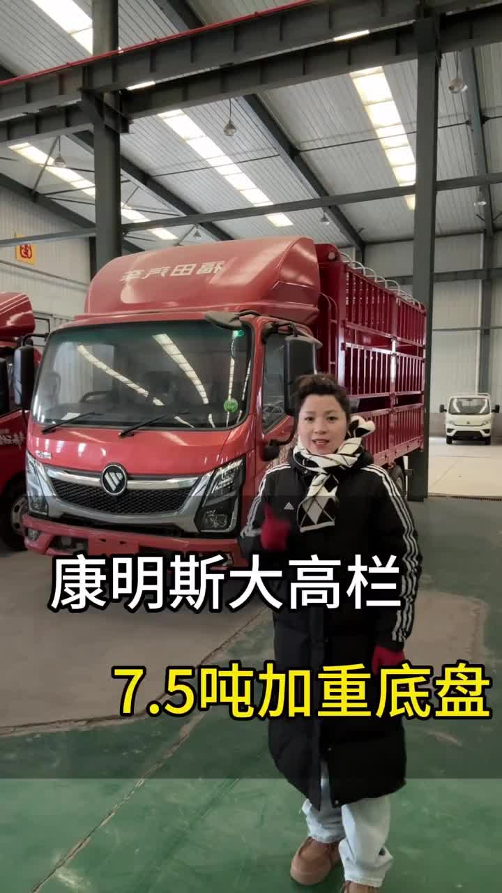 加重的高栏车 福田康明斯发动机奥铃 卡车司机
