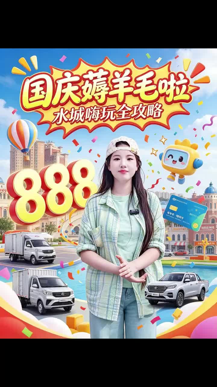 #中秋国庆提前享#购车限时送888元电卡#买货车就选长安凯程#长安凯程V919#新一代长安睿