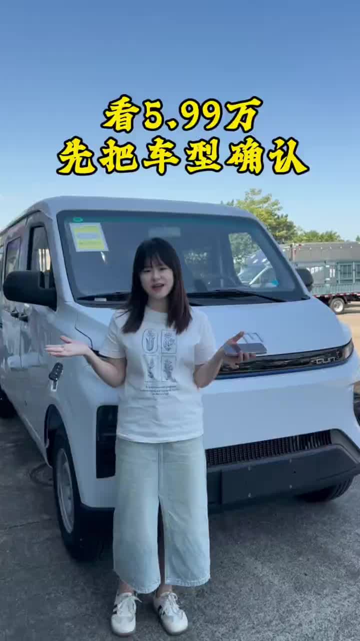 广西想看5.99万的现车 先确认车型 #广西买车 有5.99万的V6E 还5.99万的F1e厢车#吉利远