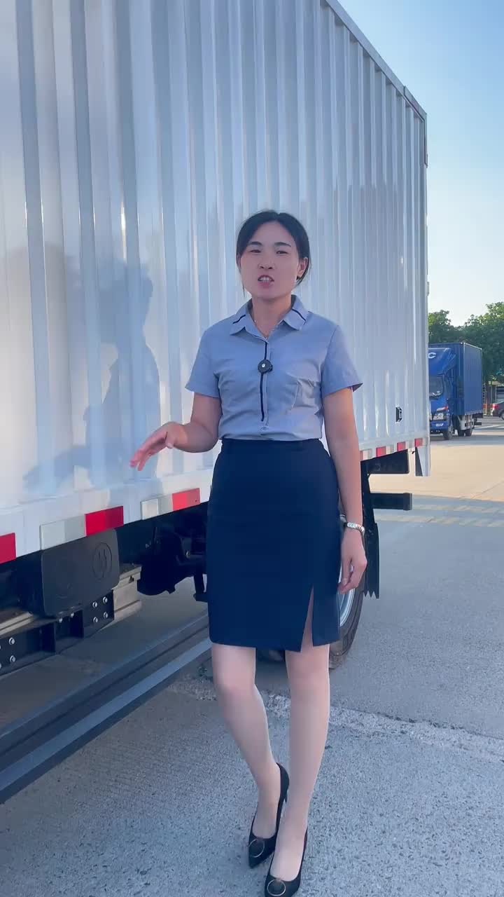 侧门全开81度电,续航300+,轻卡黑马 智蓝EM 货运 货运行业 货车司机