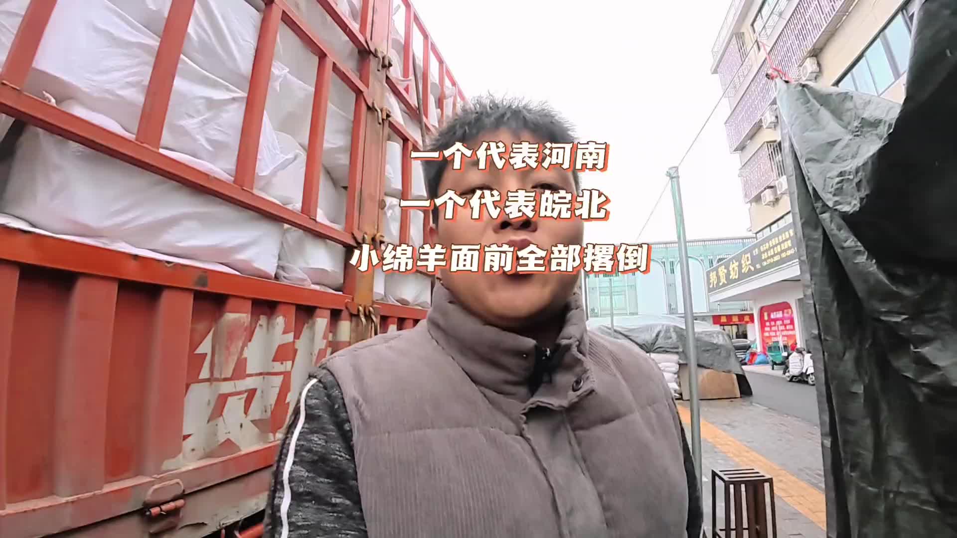 一个代表河南 一个代表皖北 小绵羊全部撂倒 马上出发玩尽兴 货车