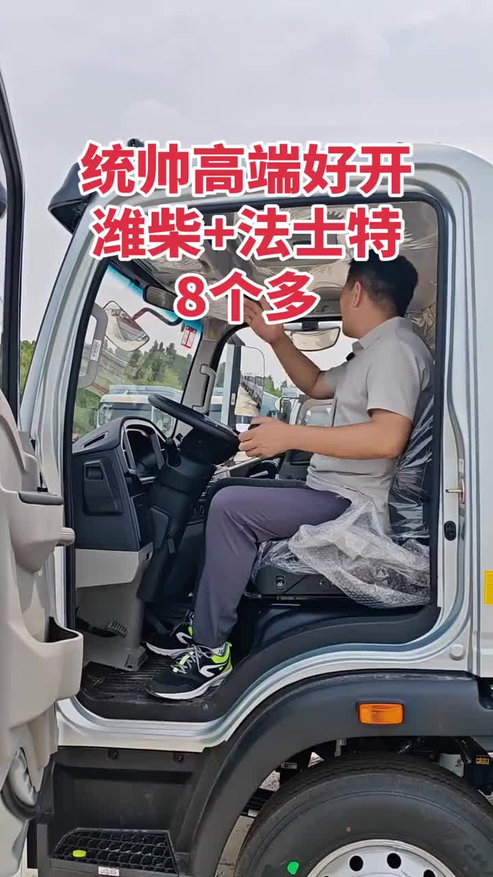 高端轻卡豪沃统帅T3平板8个多#轻卡货车 #蓝牌货车 #四米二货车