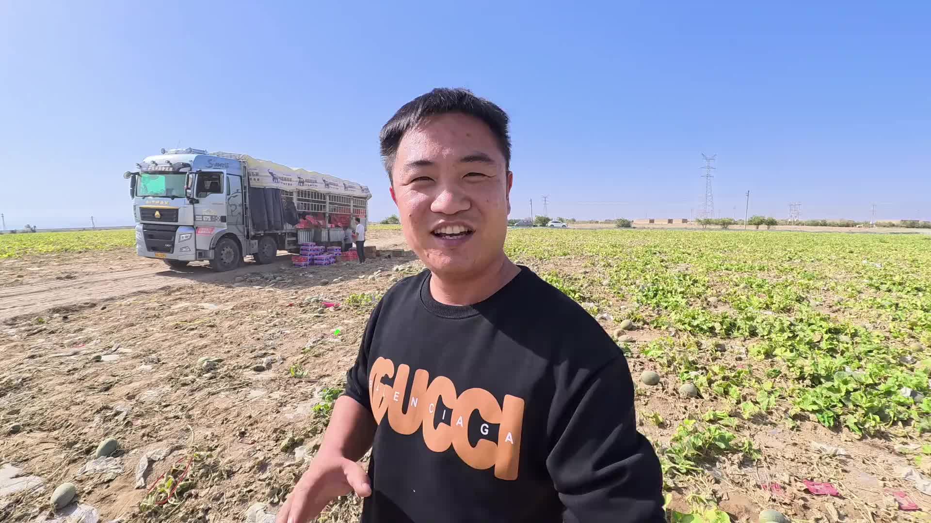 新疆吐鲁番到河南郑州一车哈密瓜全程2800公里 给3天时效卡车司机 货车司机 记录货车生活 卡车女司机 运满满司机