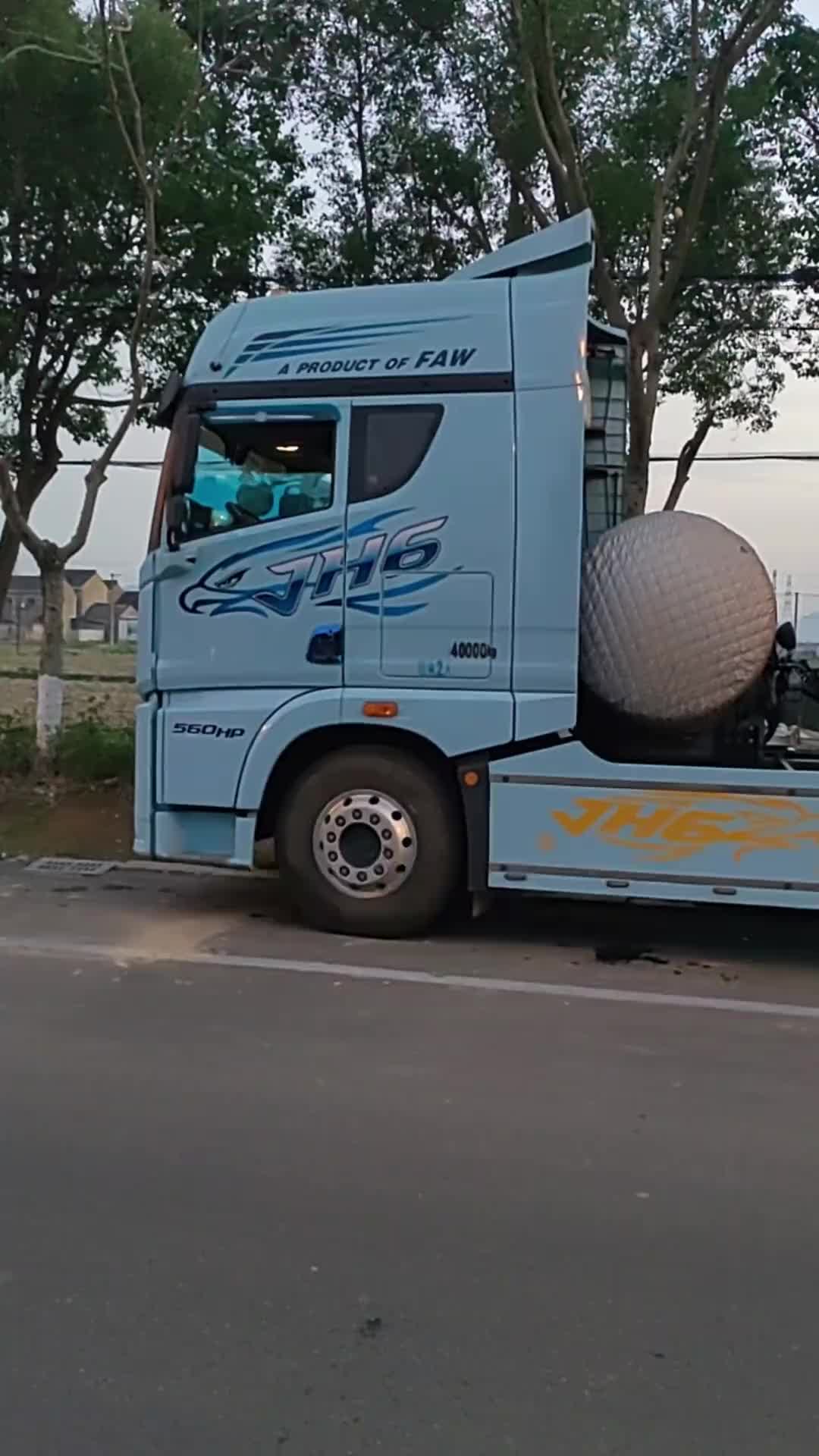 宁波趴窝第二天了卡车 用抖音记录卡车生活 卡车夫妻 房车日记 户外露营