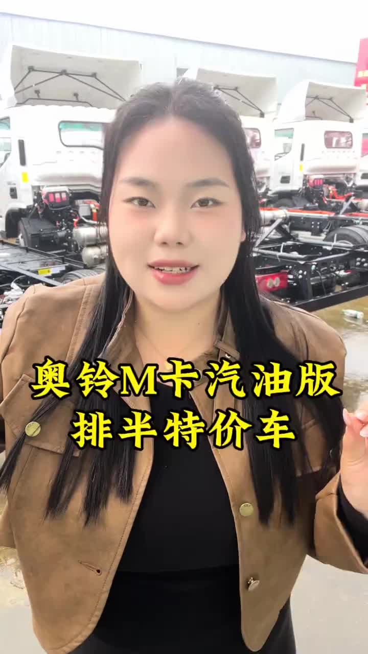 奥铃M卡汽油版，动力强大货箱低货台奥铃 轻卡货车 河南荣发